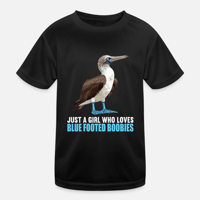 Blue-footed booby Kids Functional T-Shirt