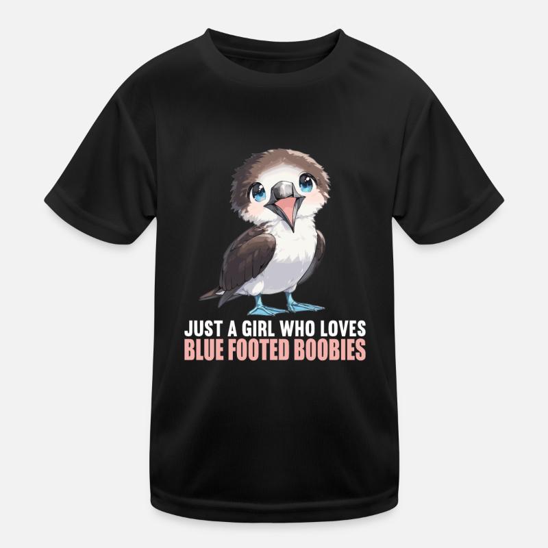 Blue-footed booby Kids Functional T-Shirt