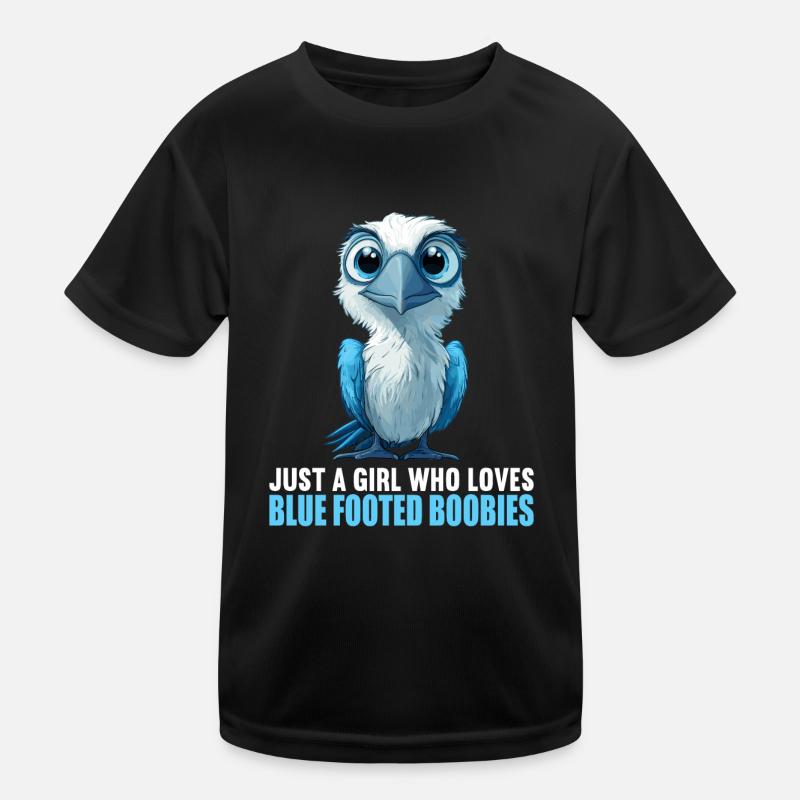 Fou à pieds bleus T-shirt sport Enfant