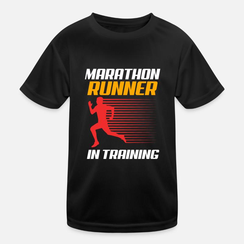 Marathon Marathon Runner Kids Functional T-Shirt