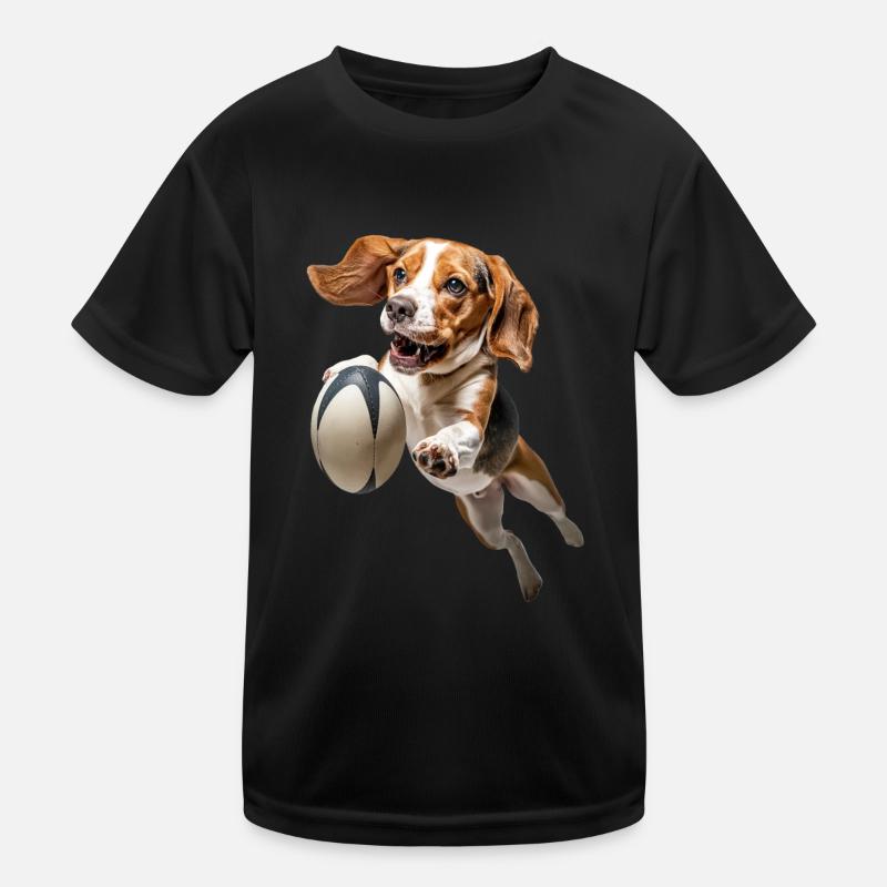 Beagle Kinder Funktions-T-Shirt