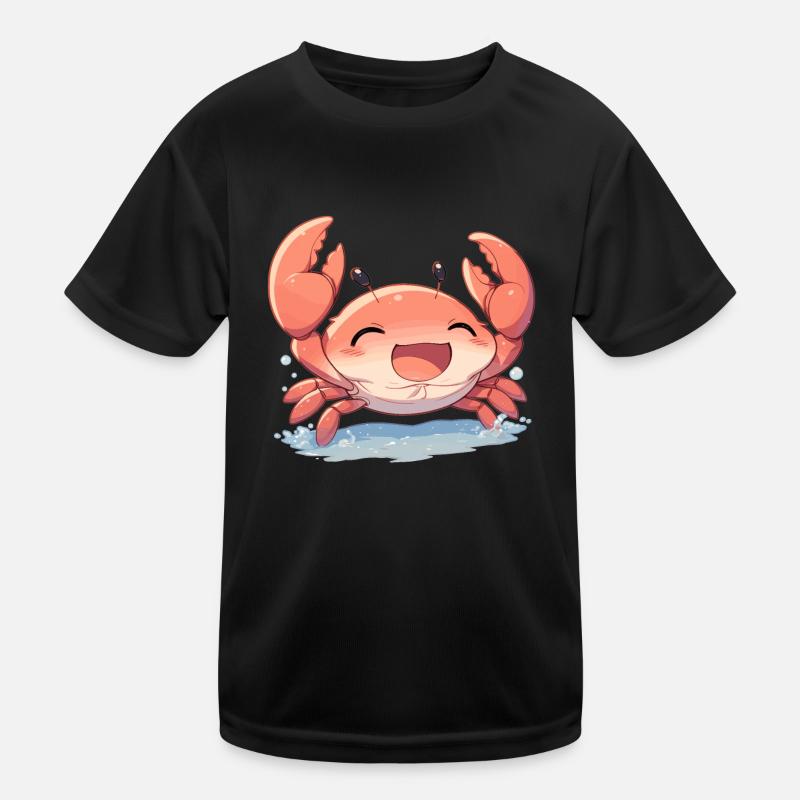 Krabbe Krabben Kinder Funktions-T-Shirt