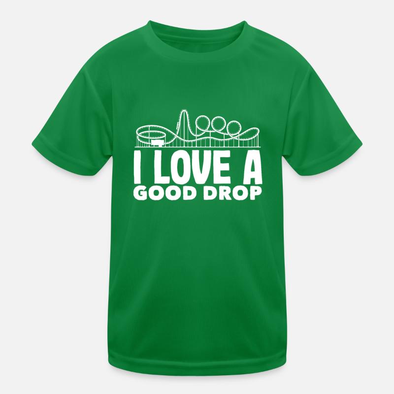 I love a good descent roller coaster Kids Functional T-Shirt