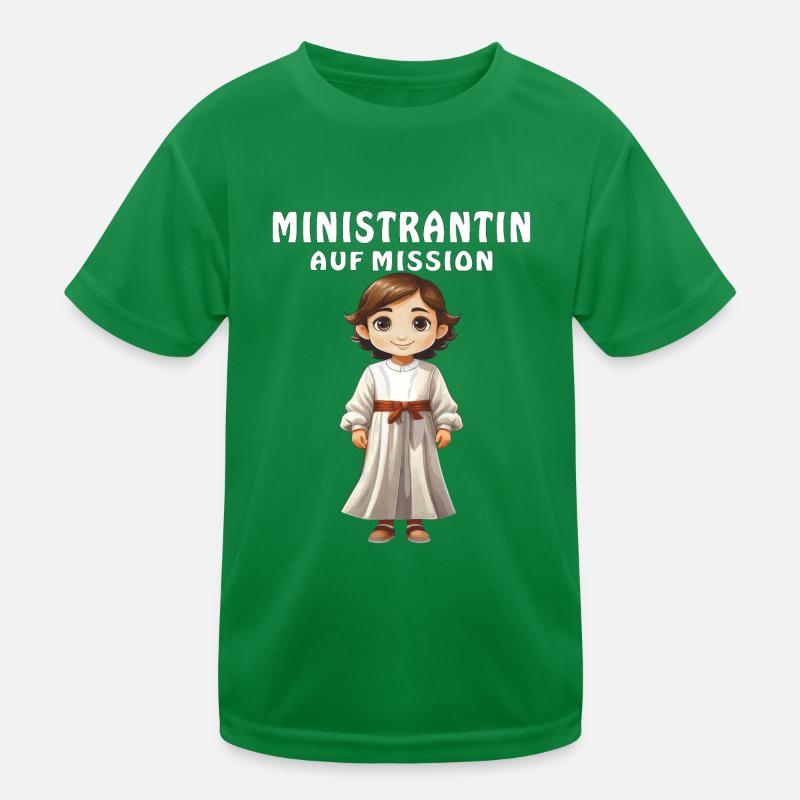 ALTAR BOY ON A MISSION Kids Functional T-Shirt