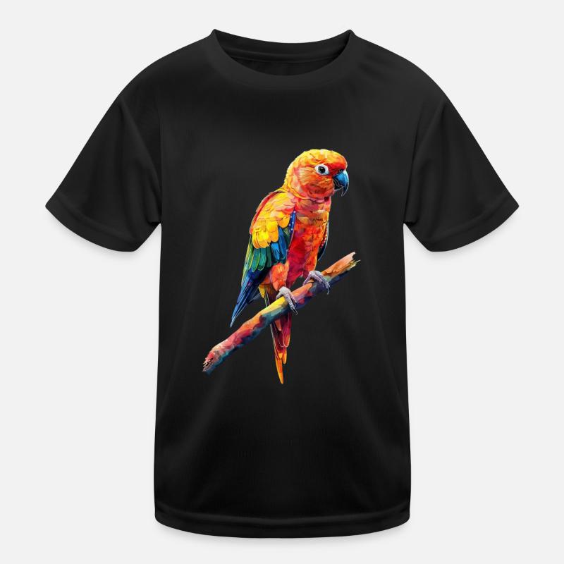 Sittiche Kinder Funktions-T-Shirt
