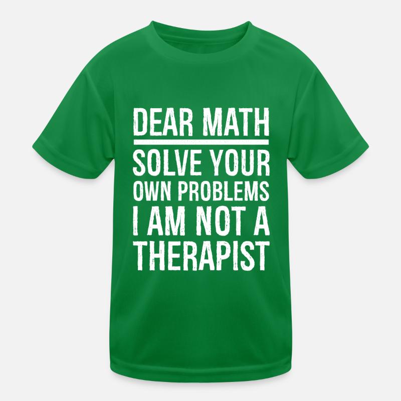 Cher math drôle T-shirt sport Enfant