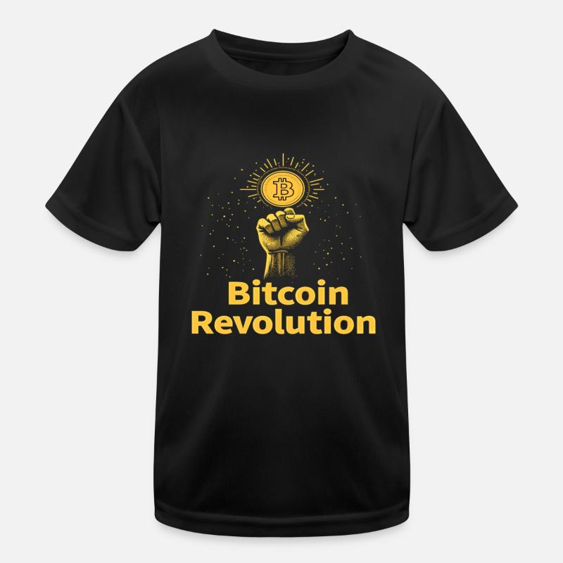 Bitcoin Revolution Kinder Funktions-T-Shirt