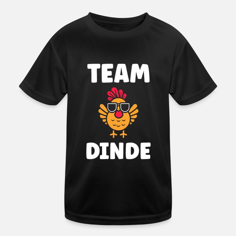 Dinde T-shirt sport Enfant