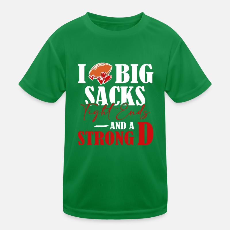 J'aime les gros sacs, les extrémités serrées et les solides T-shirt sport Enfant