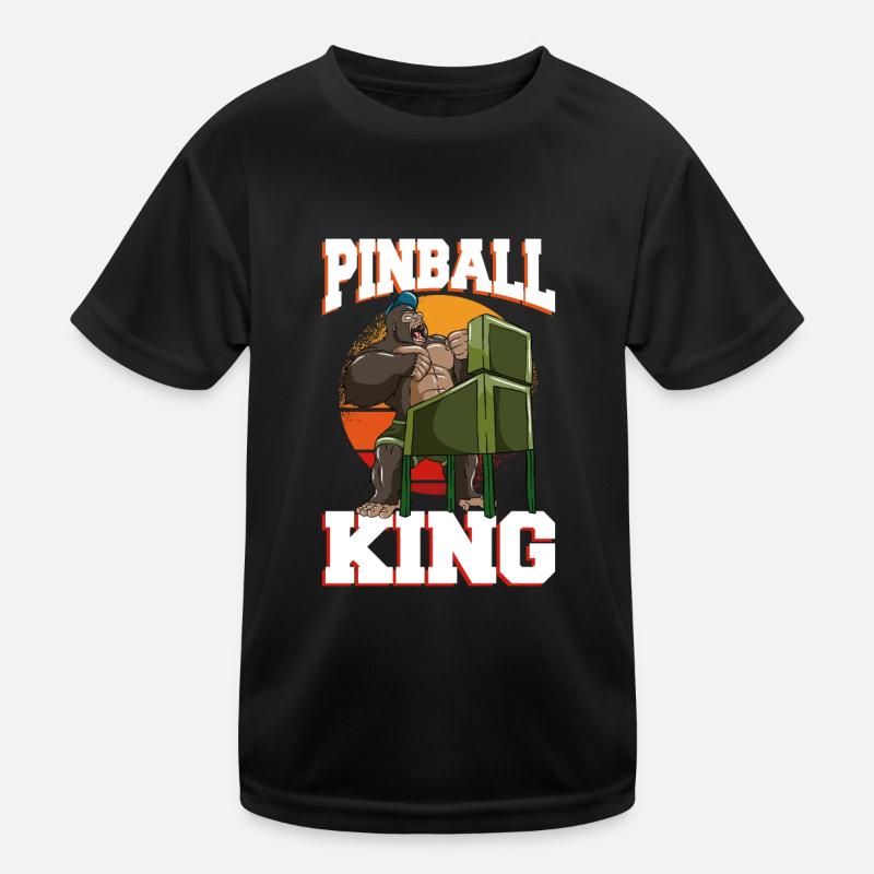 Pinball Machine Flipper Machine Kids Functional T-Shirt