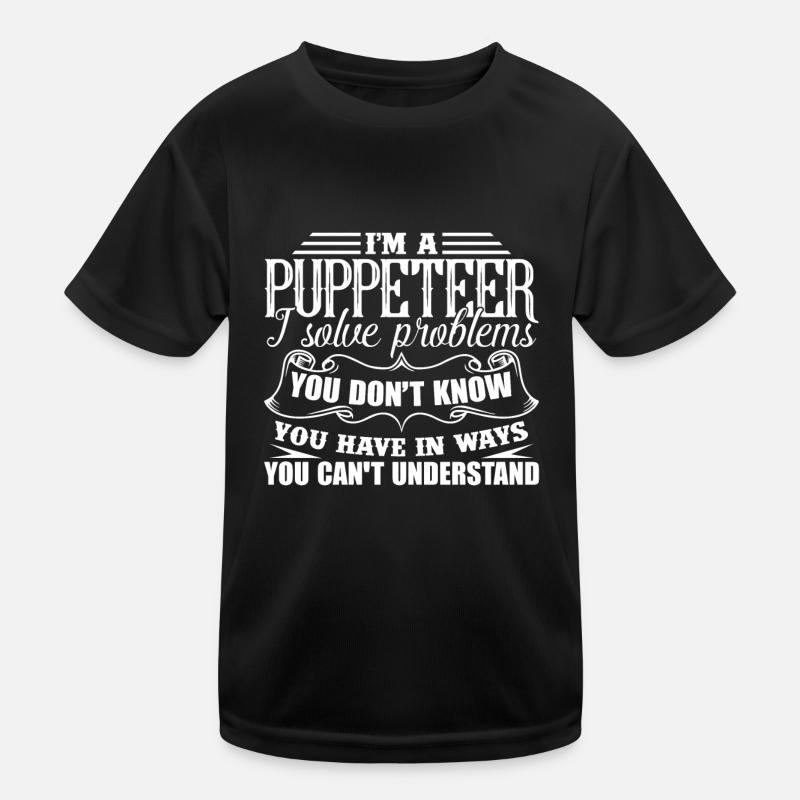 Puppeteer Solves Problems Kids Functional T-Shirt