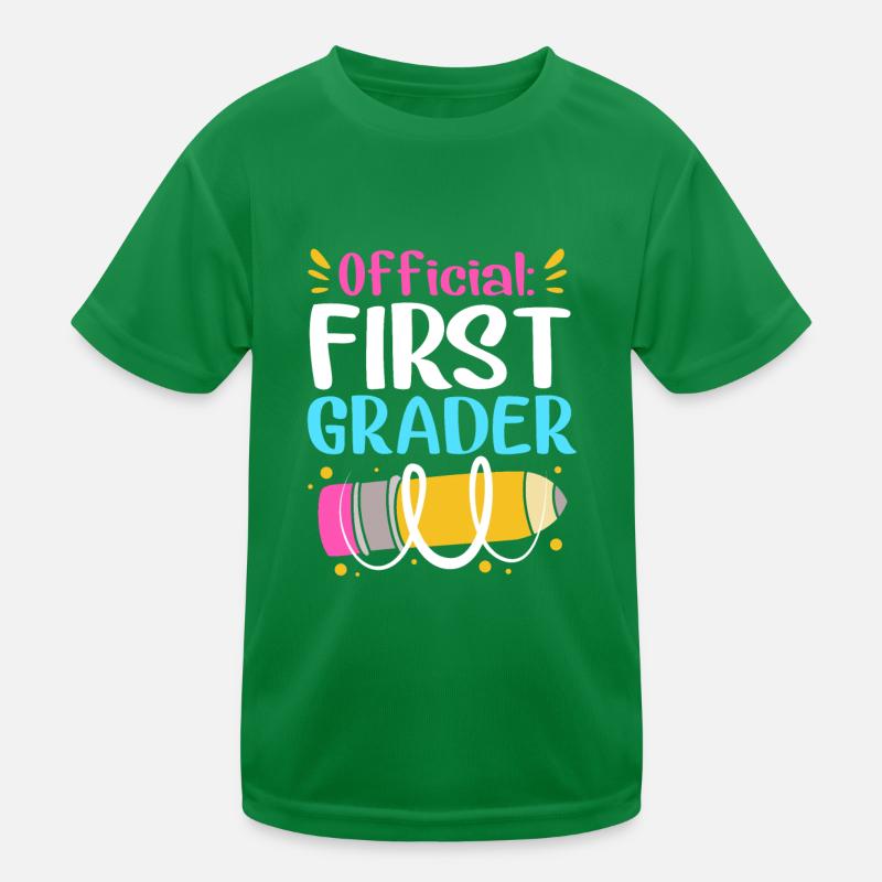 Erstklässler Kinder Funktions-T-Shirt