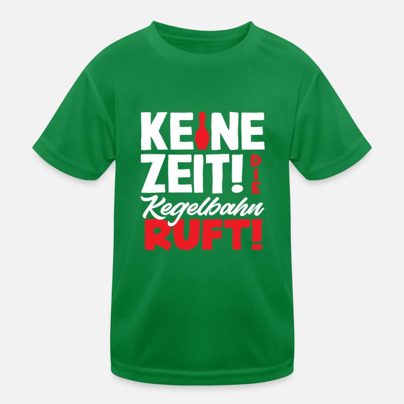 Pas le temps. Le bowling appelle le bowling. T-shirt sport Enfant
