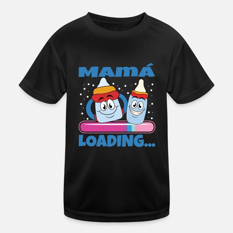 Mama 2024 Werdende Mutter Schwangerschaft Kinder Funktions-T-Shirt