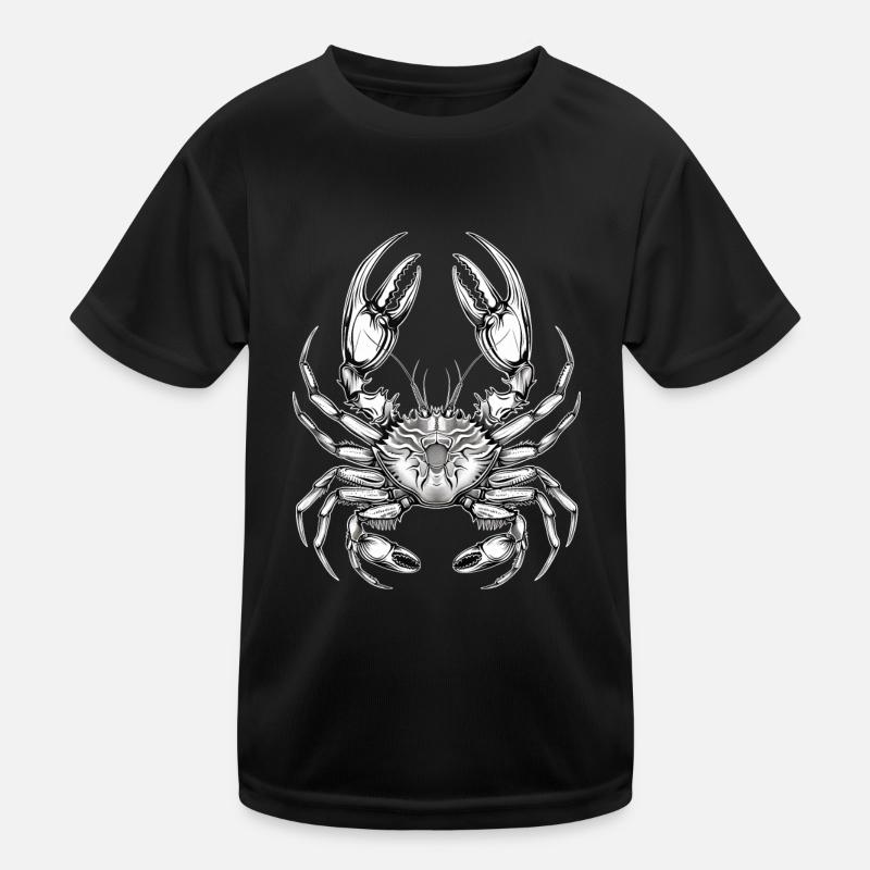 Krabbe Kinder Funktions-T-Shirt