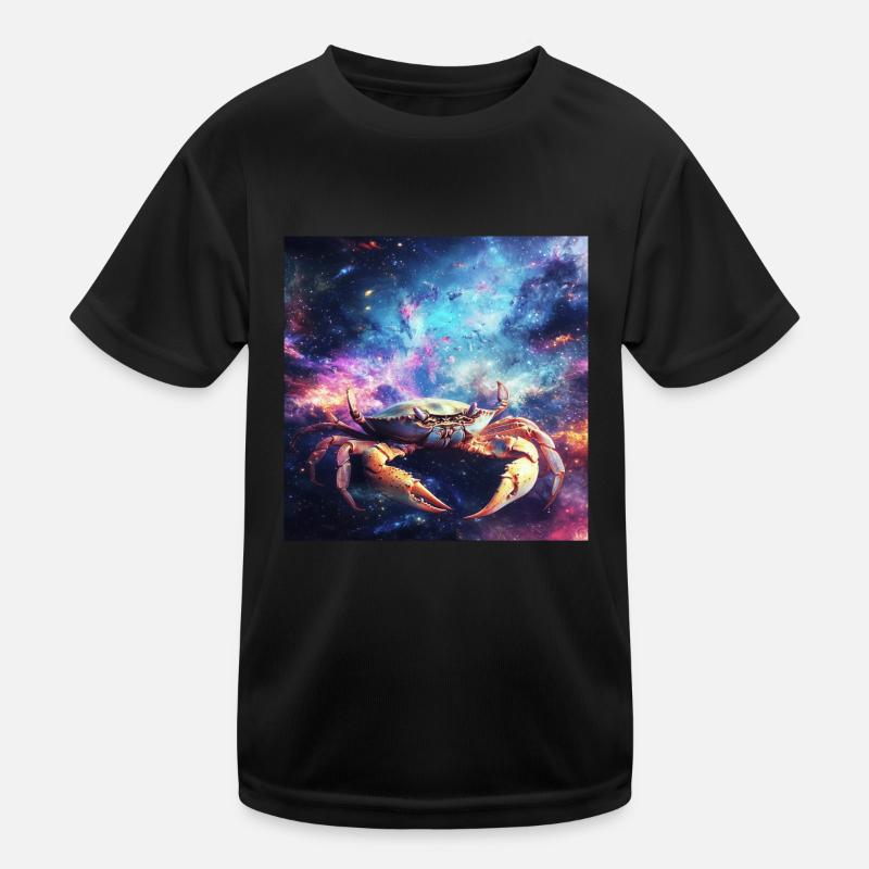 Krabbe Kinder Funktions-T-Shirt