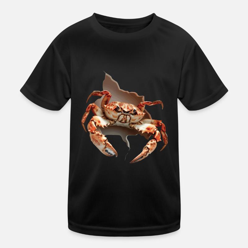 Krabbe Kinder Funktions-T-Shirt
