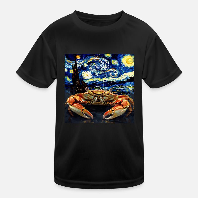 Krabbe Kinder Funktions-T-Shirt