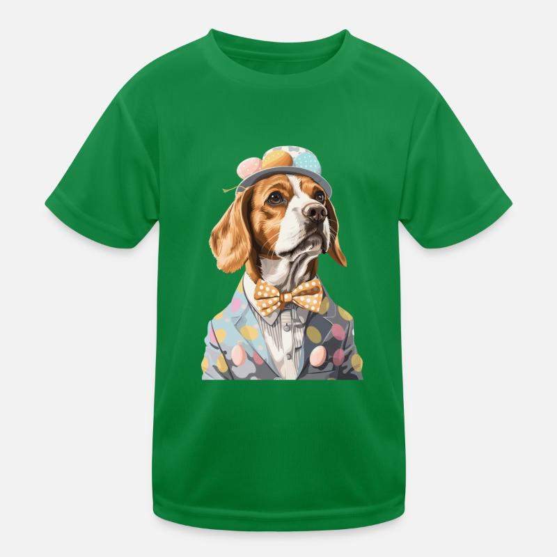 Beagle Kinder Funktions-T-Shirt