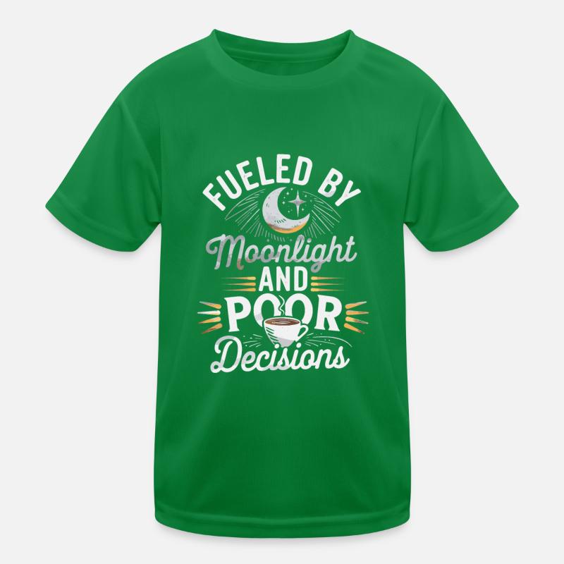 Functional sarcasm morning for night owls Kids Functional T-Shirt