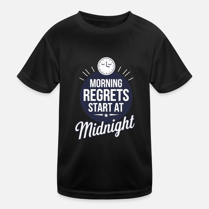 Functional sarcasm morning for night owls Kids Functional T-Shirt