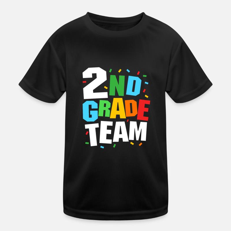 2nd Grade Kids Functional T-Shirt