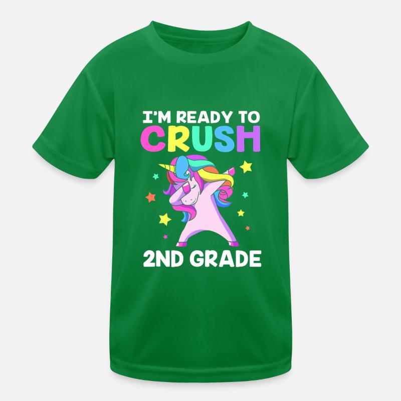 2nd Grade Kids Functional T-Shirt