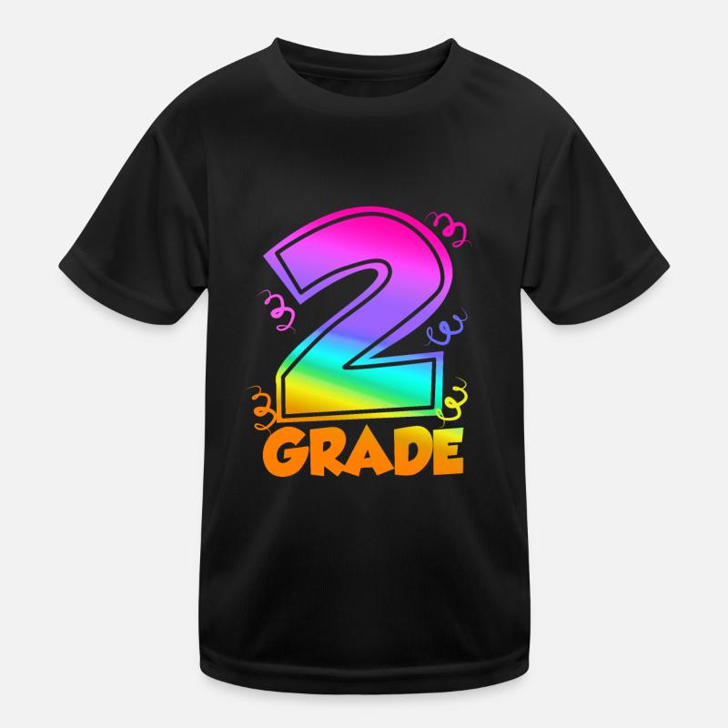 2nd Grade Kids Functional T-Shirt