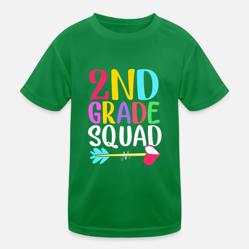2nd Grade Kids Functional T-Shirt