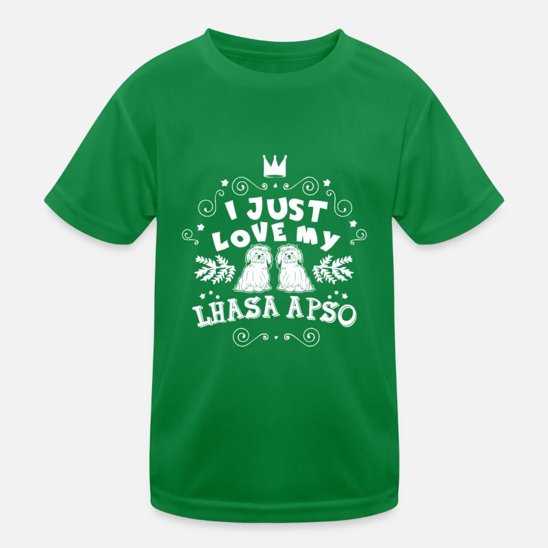 I Just Love My Lhasa Apso Kids Functional T-Shirt
