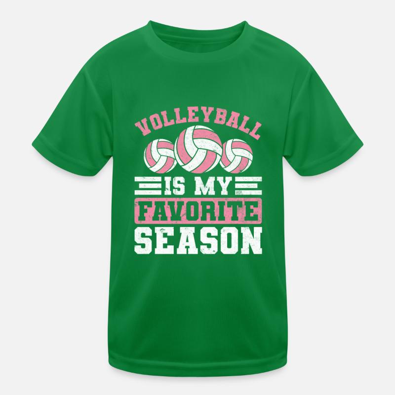 Le volley-ball est mon ensemble de bosses drôle de saison préféré T-shirt sport Enfant