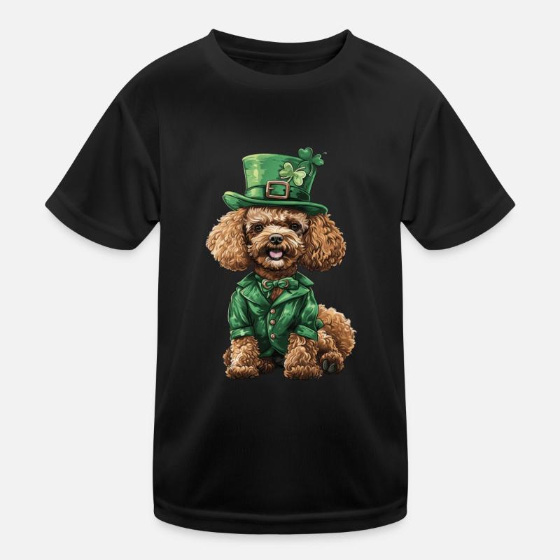 Pudel Kinder Funktions-T-Shirt