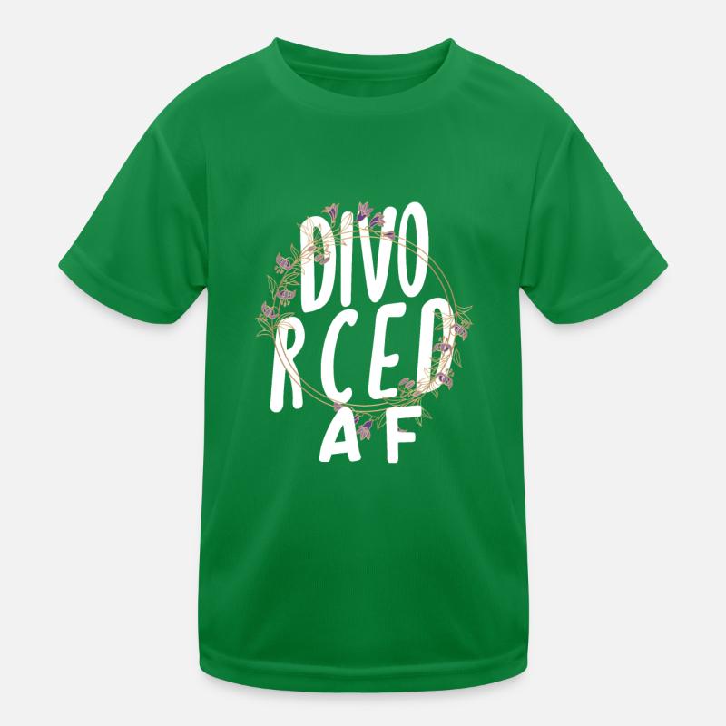 Divorced Af Empowerment Scheidung Kids Functional T-Shirt