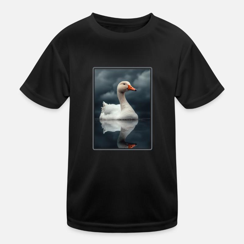 Gänse Gans Kinder Funktions-T-Shirt