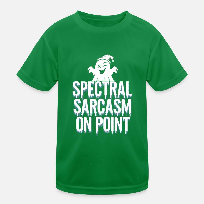 Paranormal Comedy Funny Ghost Humor Lighthearted Kids Functional T-Shirt