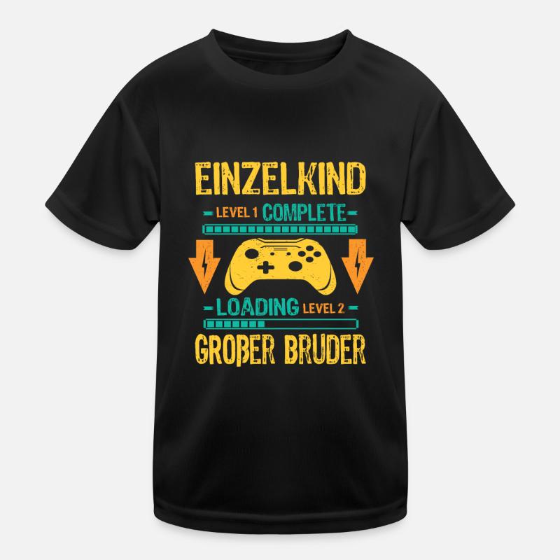 Einzelkind Complete - Loading Großer Bruder 2026 Kinder Funktions-T-Shirt