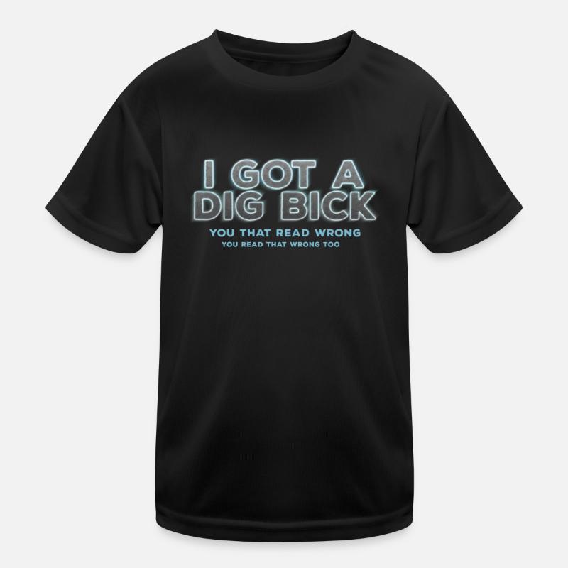 Vous avez mal lu le jeu de mots amusant T-shirt sport Enfant