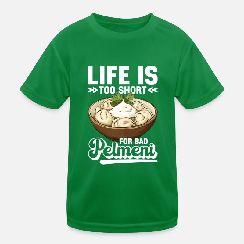 Pelmeni Russische Küche Kinder Funktions-T-Shirt