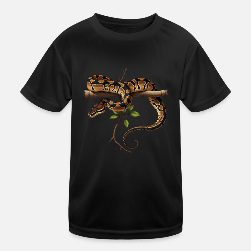 Roi Python Serpents Amoureux Terrarium Python T-shirt sport Enfant