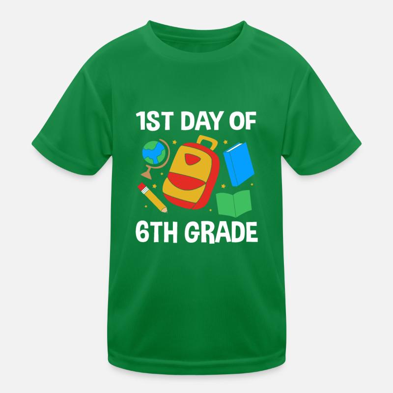 6. Klasse Kinder Funktions-T-Shirt