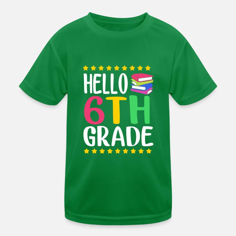 6. Klasse Kinder Funktions-T-Shirt