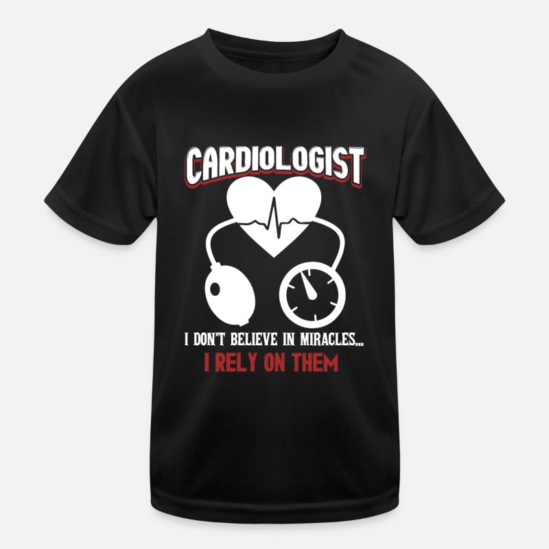 Cardiologist Rely On Miracles Kids Functional T-Shirt