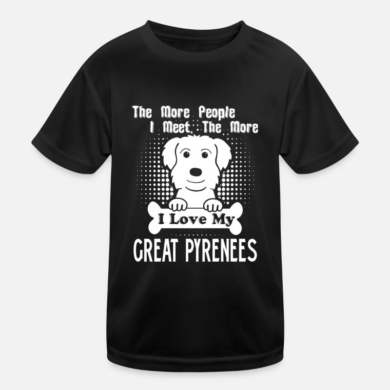 Love Great Pyrenees Kids Functional T-Shirt