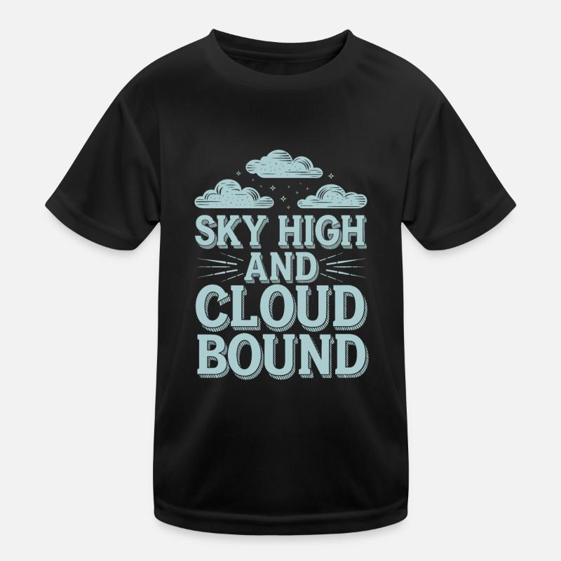 Cloud View, Relaxing Sky, Dreamy Kids Functional T-Shirt