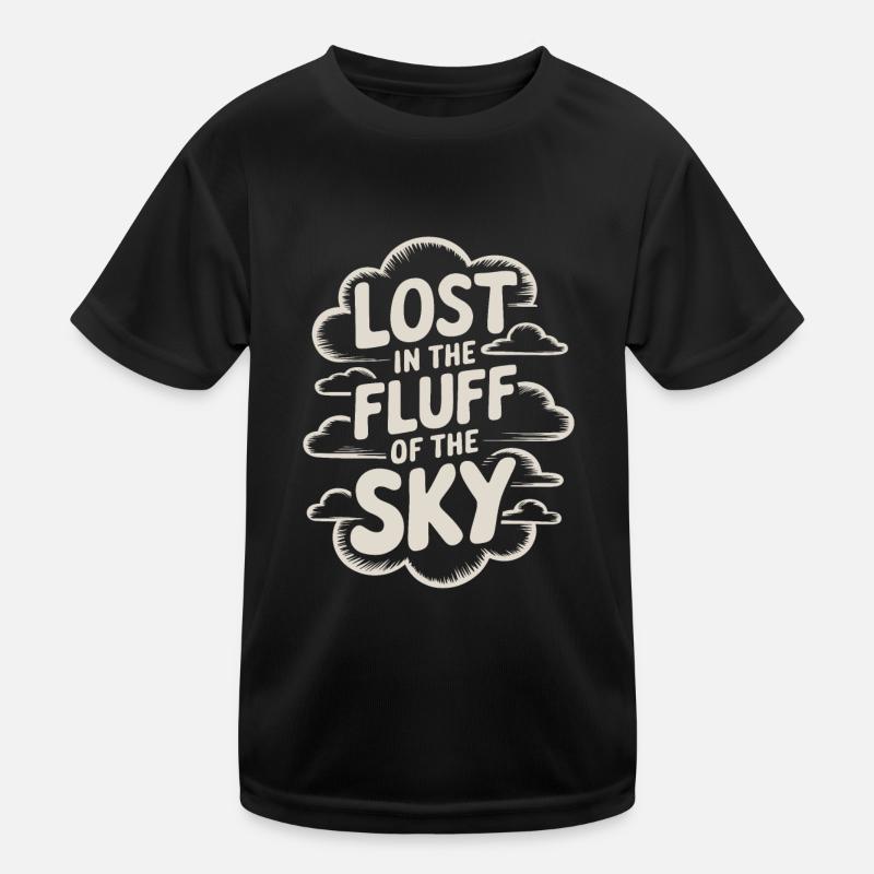 Cloud View, Relaxing Sky, Dreamy Kids Functional T-Shirt