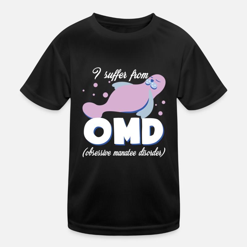 Manatee Obsessive Manatee Disorder Kids Functional T-Shirt