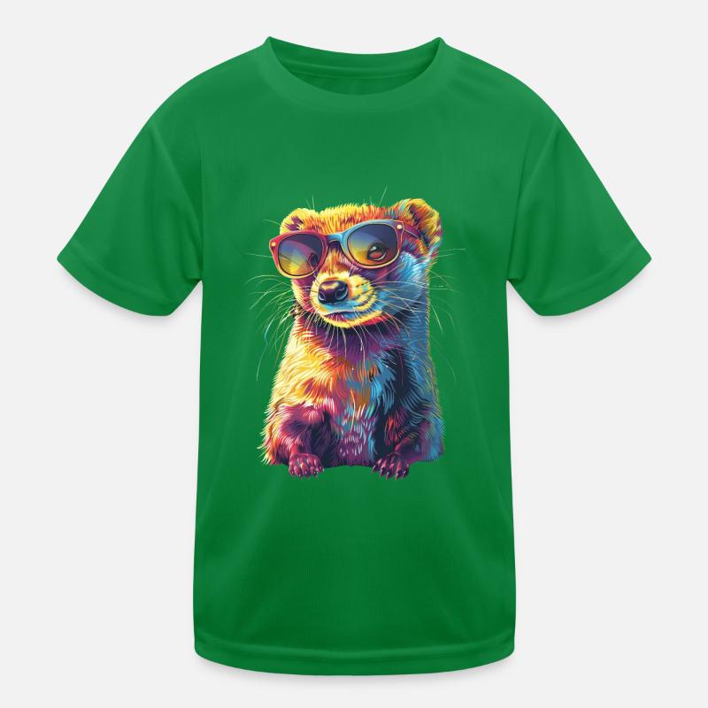 Wiesel Kinder Funktions-T-Shirt