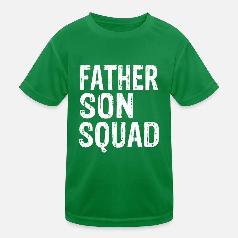 Father Son Squad Kinder Funktions-T-Shirt