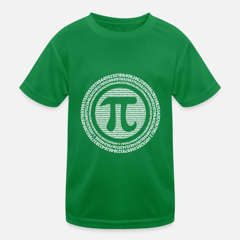 Pi Tag: Circle of numbers for math fans Kids Functional T-Shirt