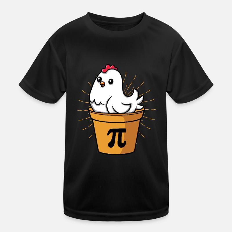Pi-Day Chicken Delight in the Pot Kids Functional T-Shirt